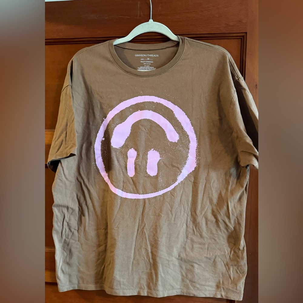 Hand crafted  Brown Tee
